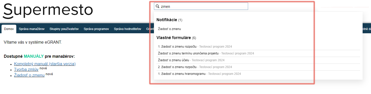 Vyhľadávanie podľa kľúčového slova
